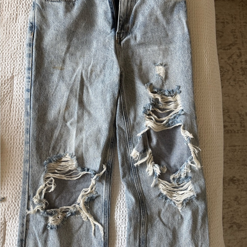 PacSun Ripped Light Blue Jeans